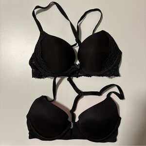 Victoria's Secret dream angels push-up & PINK wear everywhere push-up bra 32B
